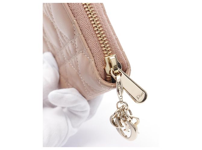Dior Lady Dior Voyageur Small Zip Coin Case - view 6