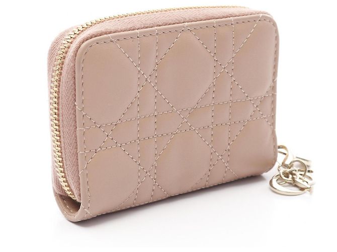Dior Lady Dior Voyageur Small Zip Coin Case - view 9