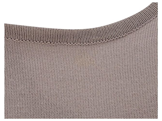 Maison Martin Margiela MM6 von Maison Margiela Pullover aus grauer Baumwolle - Ansicht 5