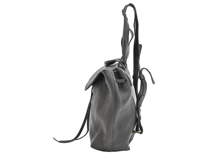 Zaino Mansur Gavriel in pelle nera - vista 2