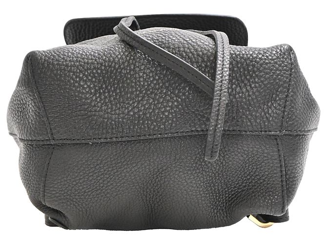 Zaino Mansur Gavriel in pelle nera - vista 4