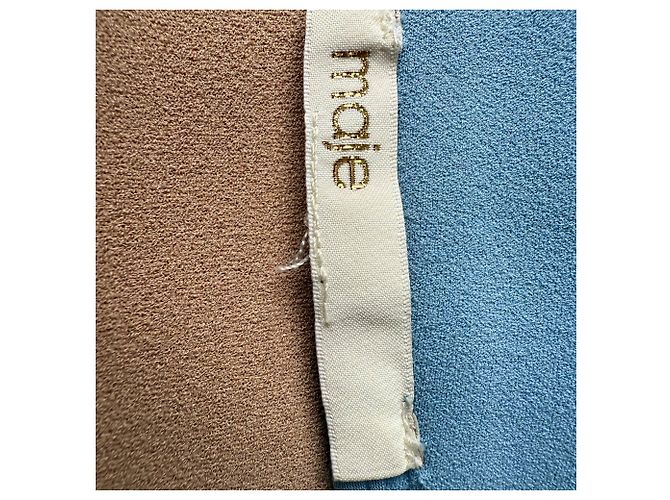 Maje Minirock Jizie Bee-Embellished aus blauer Polyester Hellblau - Ansicht 4