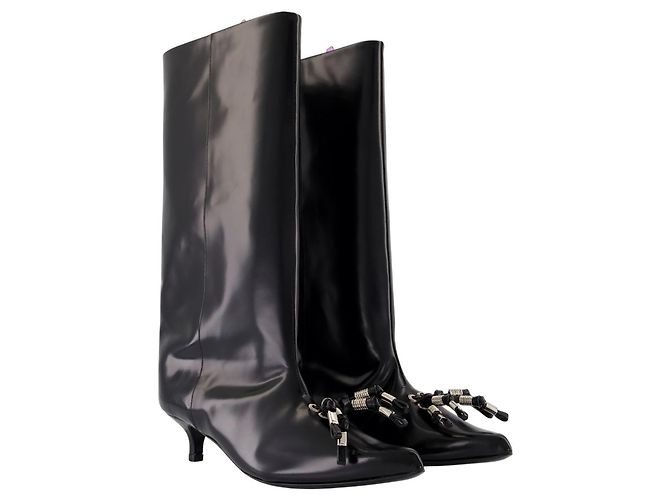 Botas Aj1420 - Toga Pulla - Couro - Preto - vista 2