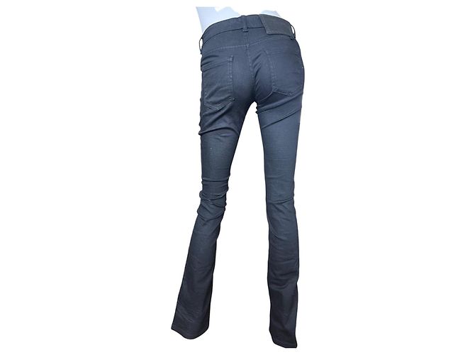 Jeans rectos negros Philipp Plein Texas Rock - vista 4