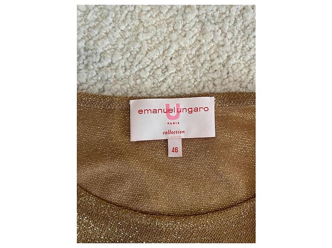 Emanuel Ungaro Top Ungaro, modelo Tejido Dorado. - vista 4