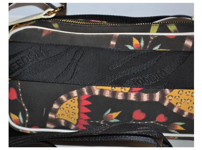 Borsa a tracolla Roberto Cavalli Freedom in pelle e tela Multicolore - vista 2