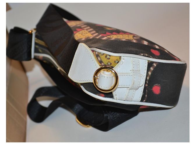 Borsa a tracolla Roberto Cavalli Freedom in pelle e tela Multicolore - vista 3