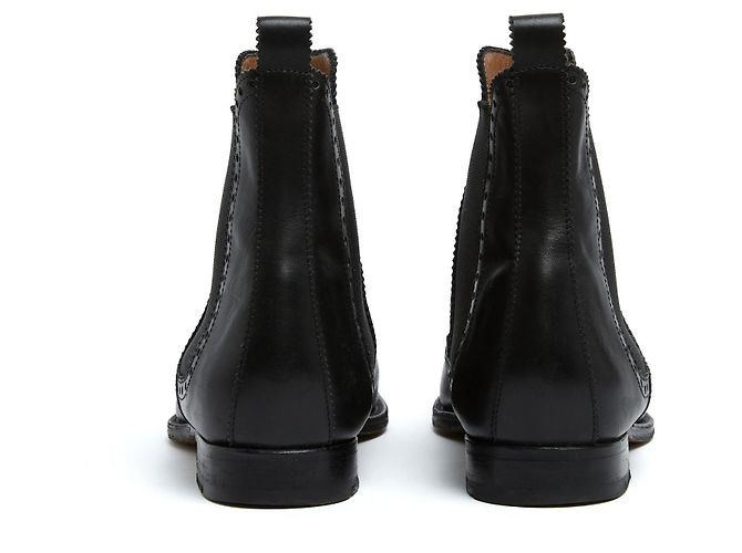 Botas Brighton de Couro Preto Hermès EU39 UK6 US8.5 - vista 4
