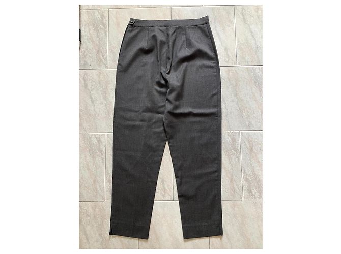 Pantalones Marina Rinaldi de lana gris - vista 2