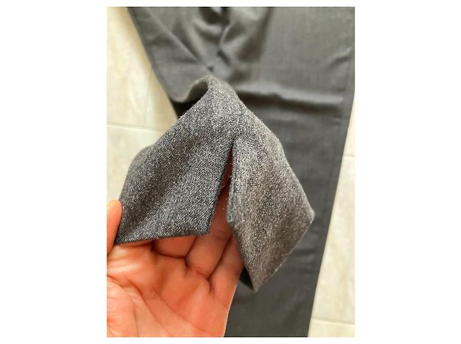 Pantalones Marina Rinaldi de lana gris - vista 3