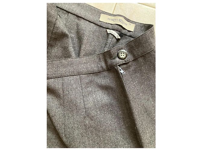 Pantalones Marina Rinaldi de lana gris - vista 4