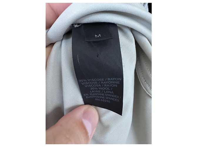 Donna Karan Jersey Maxi Kleid Grau - Ansicht 6