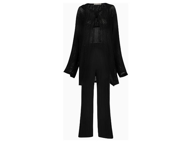 Conjunto Issey Miyake, modelo Linear Echo SS1996. Negro - vista 2
