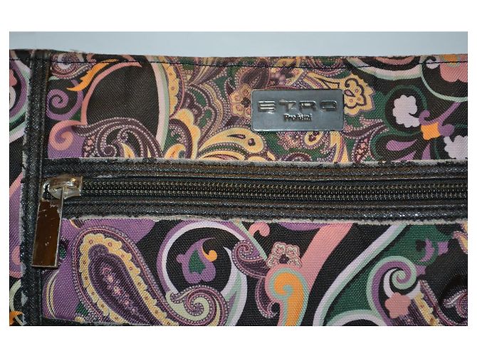 Etro Schultertasche mit Muster aus Stoff Mehrfarben - Ansicht 2