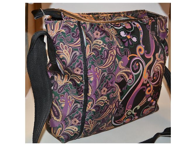 Etro Schultertasche mit Muster aus Stoff Mehrfarben - Ansicht 5