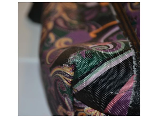 Etro Schultertasche mit Muster aus Stoff Mehrfarben - Ansicht 9
