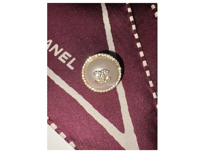 Chanel Pañuelos Burdeos - vista 7