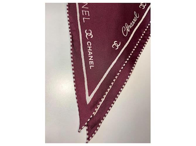 Chanel Pañuelos Burdeos - vista 8