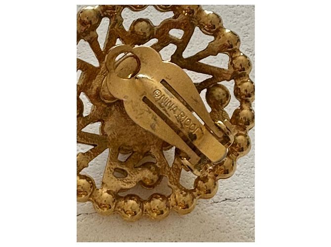 Orecchini Nina Ricci dorati con perle D'oro - vista 5