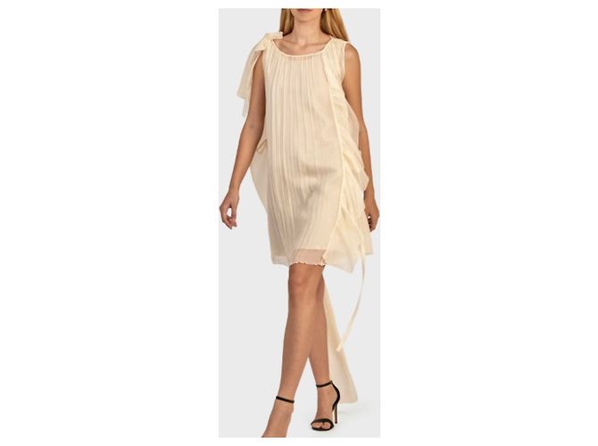 Abendkleid Alberta Ferretti, Modell Weightless. Beige - Ansicht 5