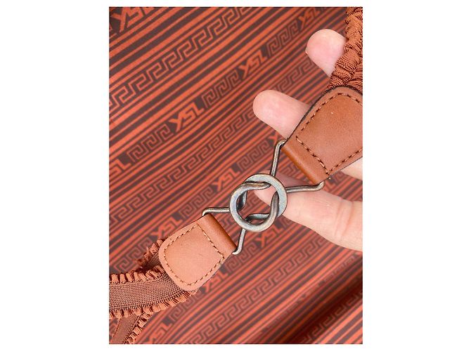 Yves Saint Laurent Valigetta in tela beige - vista 4