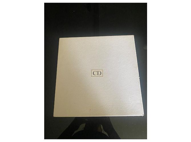Pochette Christian Dior in tessuto e pelle beige - vista 3