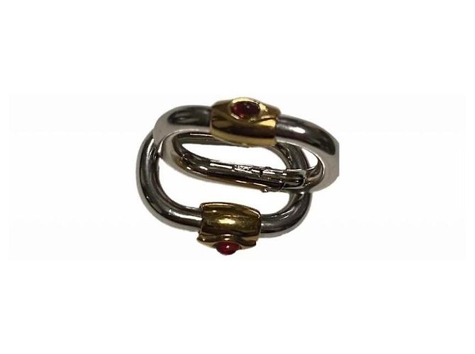 Gemelli Yves Saint Laurent in metallo argento - vista 2