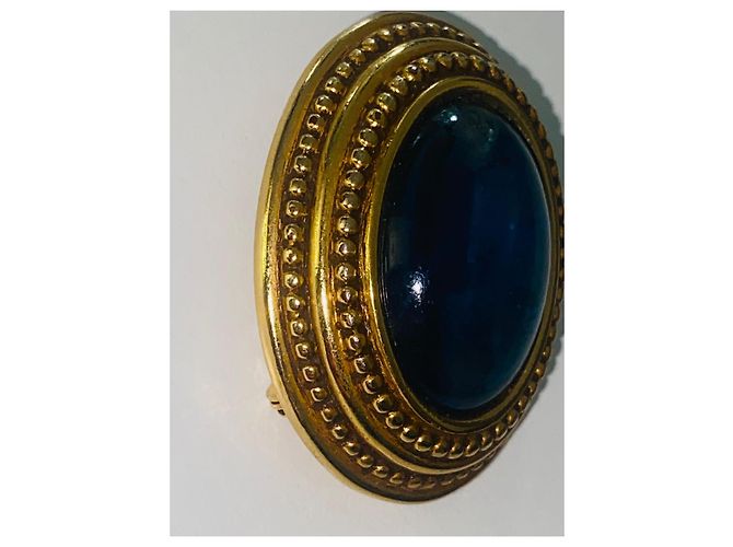 Gemelli Yves Saint Laurent Resina Blu Verde D'oro - vista 4