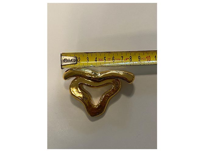 Spilla astratta dorata Christian Lacroix Bull Modernist D'oro - vista 5