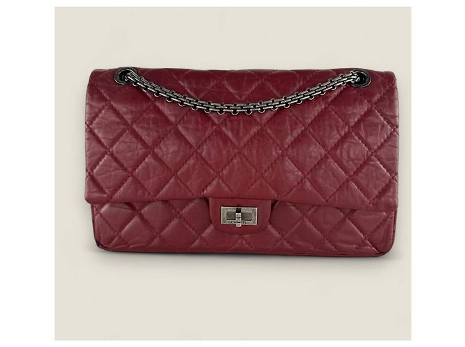 Chanel riedizione 226 in pelle rossa Rosso - vista 2