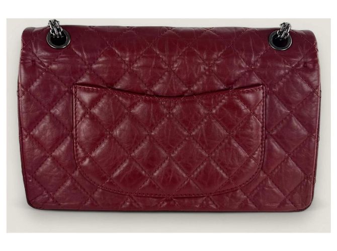 Chanel riedizione 226 in pelle rossa Rosso - vista 3