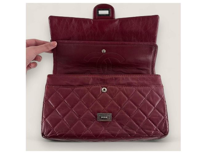 Chanel riedizione 226 in pelle rossa Rosso - vista 6