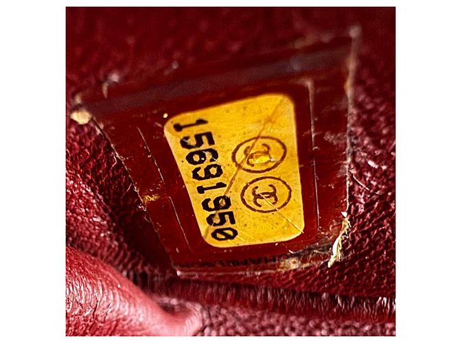 Chanel riedizione 226 in pelle rossa Rosso - vista 8