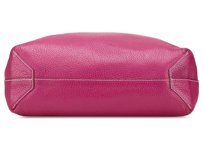 Hermès Double Sens 36 in Pelle Clemence Rosa - vista 3