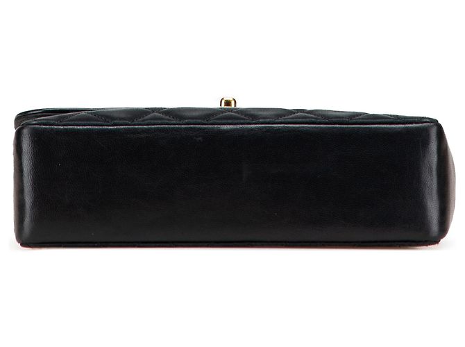 Chanel Nero CC Trapuntato in Raso Bijoux Catena Singola - vista 3
