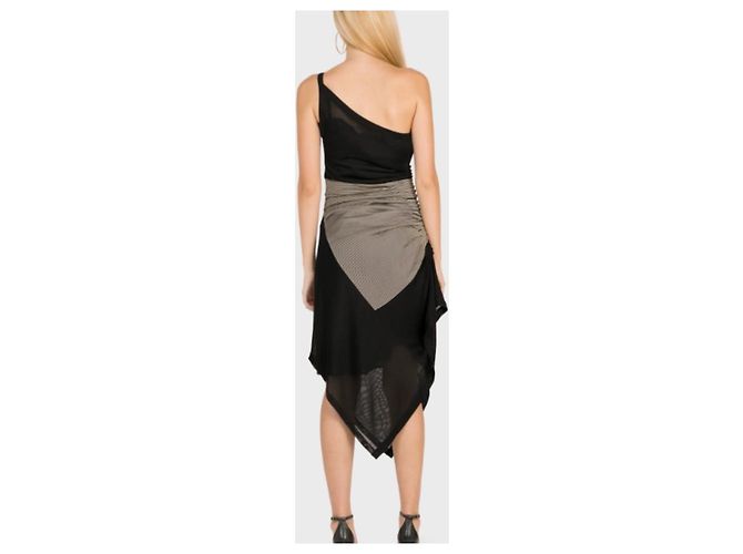 Abendkleid von John Galliano, Modell Night Rhythm Kollektion 2005. Schwarz - Ansicht 3