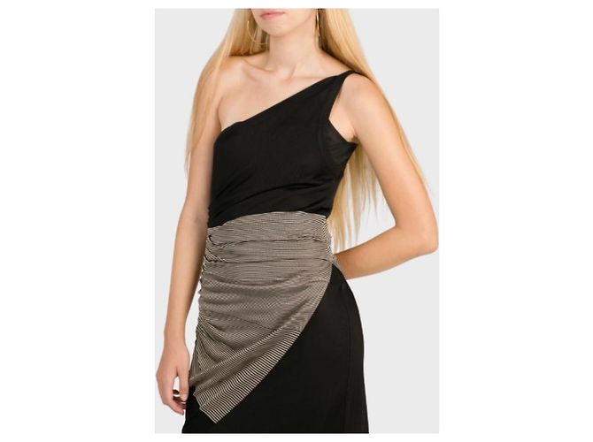 Abendkleid von John Galliano, Modell Night Rhythm Kollektion 2005. Schwarz - Ansicht 4