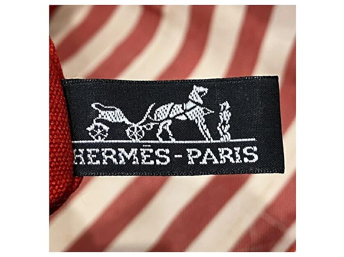 Hermès Cannes PM Handtasche Weiß Rot - Ansicht 4