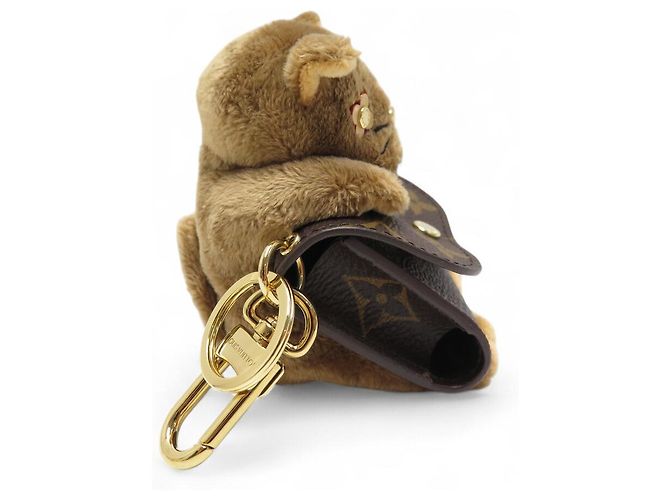 NEW LOUIS VUITTON EARPHONE CASE LV CUTE CAT POUCH M01561 MONOGRAM CANVAS - view 3