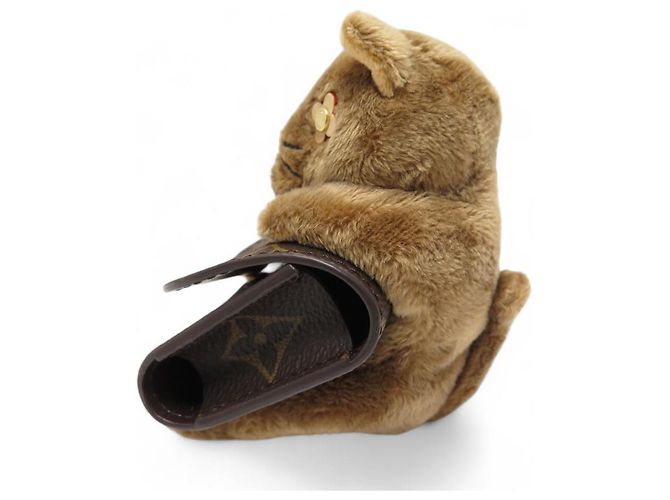 NEW LOUIS VUITTON EARPHONE CASE LV CUTE CAT POUCH M01561 MONOGRAM CANVAS - view 4
