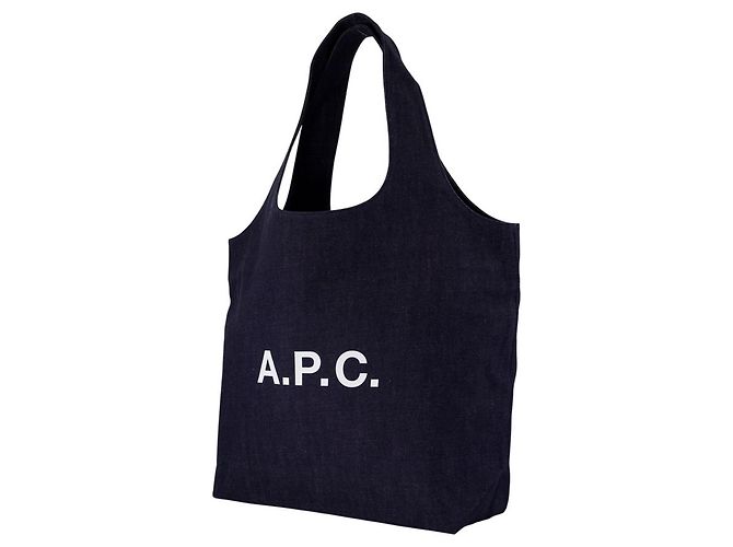 Apc Ninon Tote Bag - A.P.C. - Baumwolle - Blau - Ansicht 2