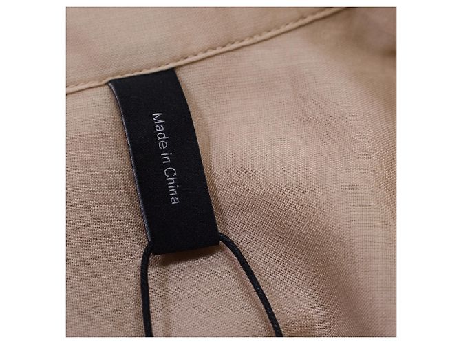 Camicia con bottoni nascosti Theory in cotone beige - vista 6