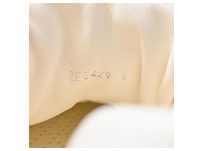 Sneakers Prada in pelle nappa avorio Bianco Crudo - vista 11