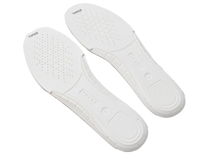 Sneakers Prada in pelle nappa avorio Bianco Crudo - vista 8