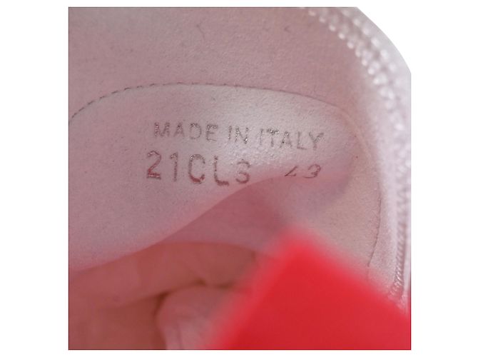 Sneakers alte Dior B23 in PVC rosso - vista 10