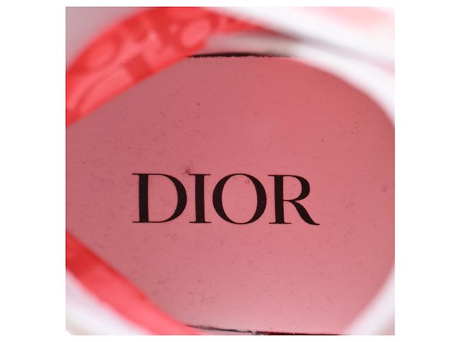 Sneakers alte Dior B23 in PVC rosso - vista 9
