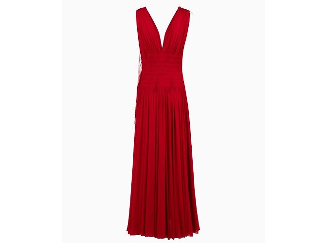 Alaïa Abito da sera Alaia, modello Greco Rosso 2004 - vista 2