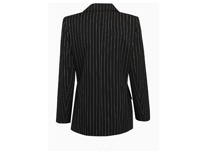 Chaqueta Yves Saint Laurent, modelo Variación 1988. Negro - vista 2