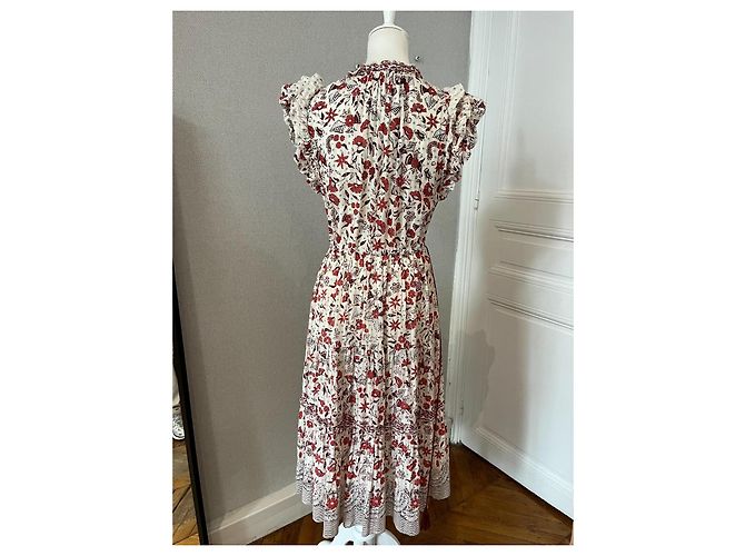 Abendkleid Prunella von Ulla Johnson. Rot - Ansicht 3