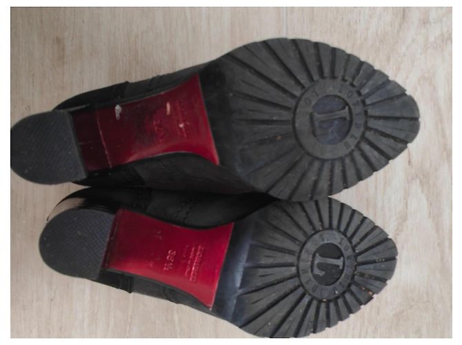 Loriblu Schnürstiefeletten aus Wildleder Dunkelgrau Anthrazitgrau - Ansicht 3